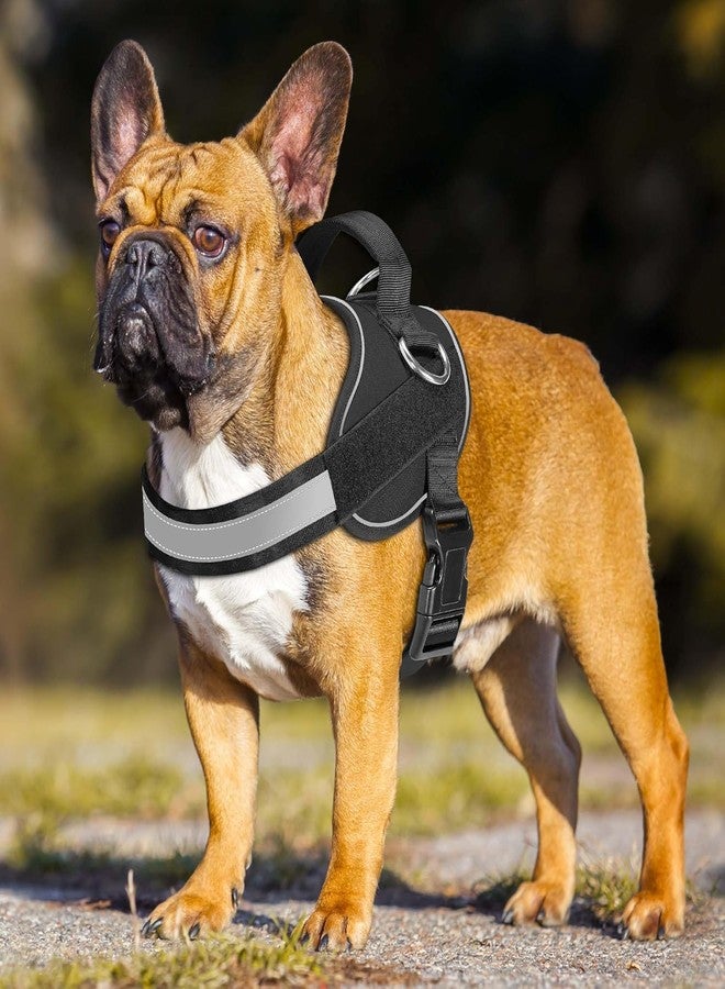 Agirav No Pull Dog Harness Adjustable Reflective Oxford Easy Control Medium Large Dog Harness with A Free Heavy Duty 5ft Dog Leash - Image 3